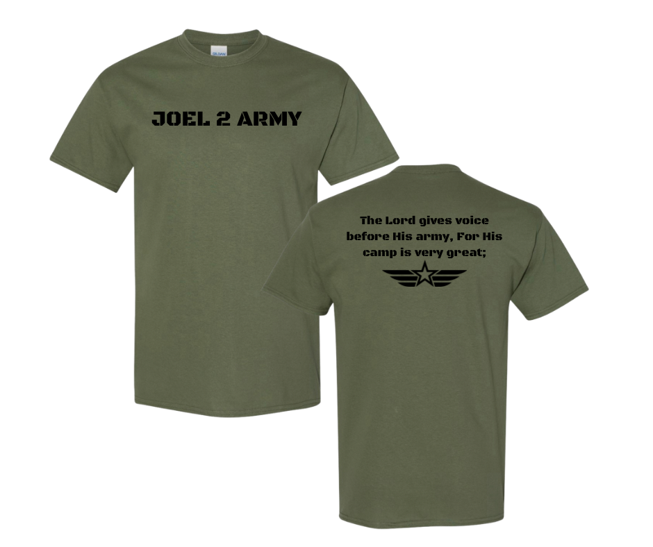 Joel 2 Army Shirt - Military Green