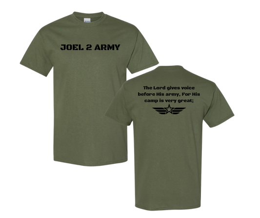 Joel 2 Army Shirt - Military Green